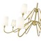 Z-Lite Gianna Chandelier, 12-Light, 60.25 In.W x 33.75 In.H, Modern Gold/White 7509-12-60MGLD - alternate 6